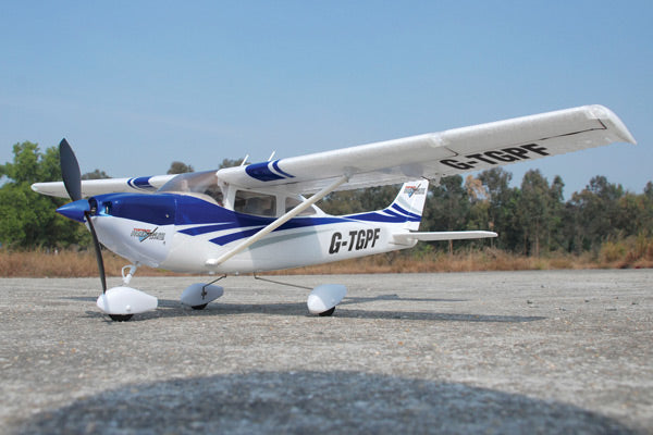 Avion Top Gun Park Flite Cessna 182 Skylane - Bleu RTF
