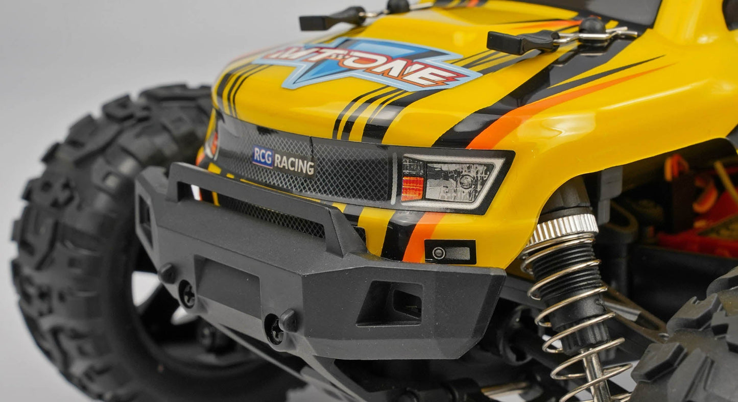 Camion Monstre Brushless RCG Racing MT-One 1/16 - Jaune