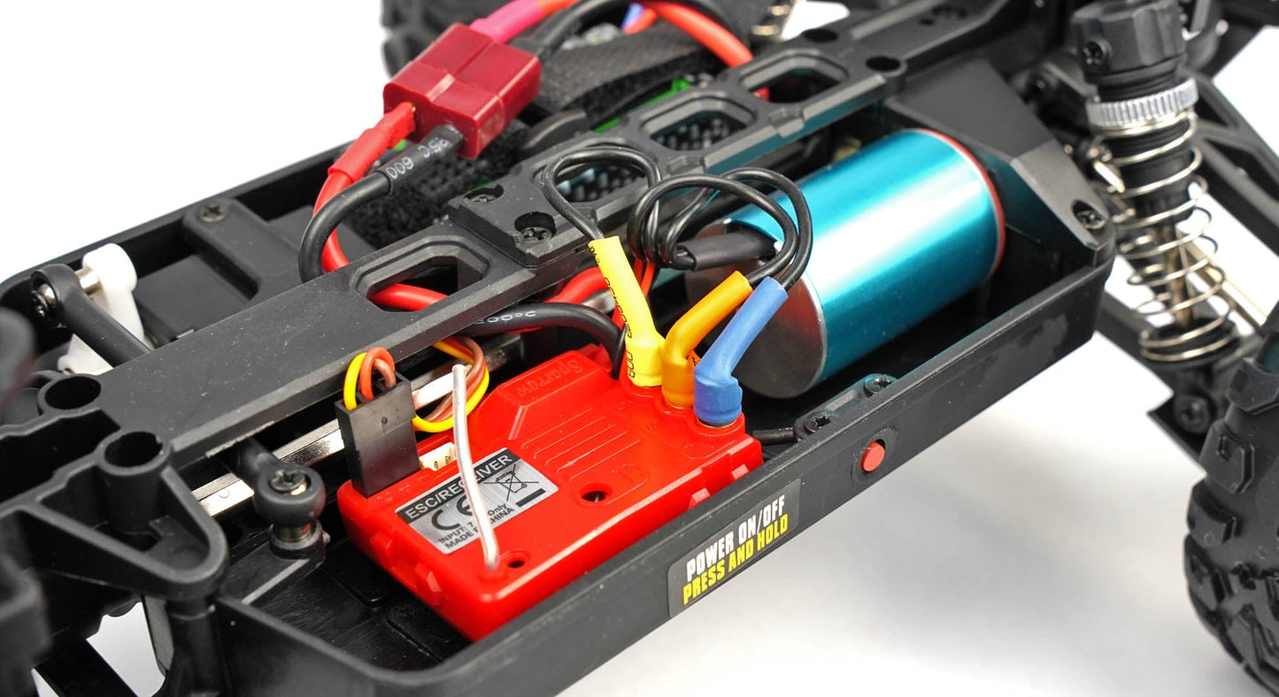 Camion Monstre Brushless RCG Racing MT-One 1/16 - Jaune