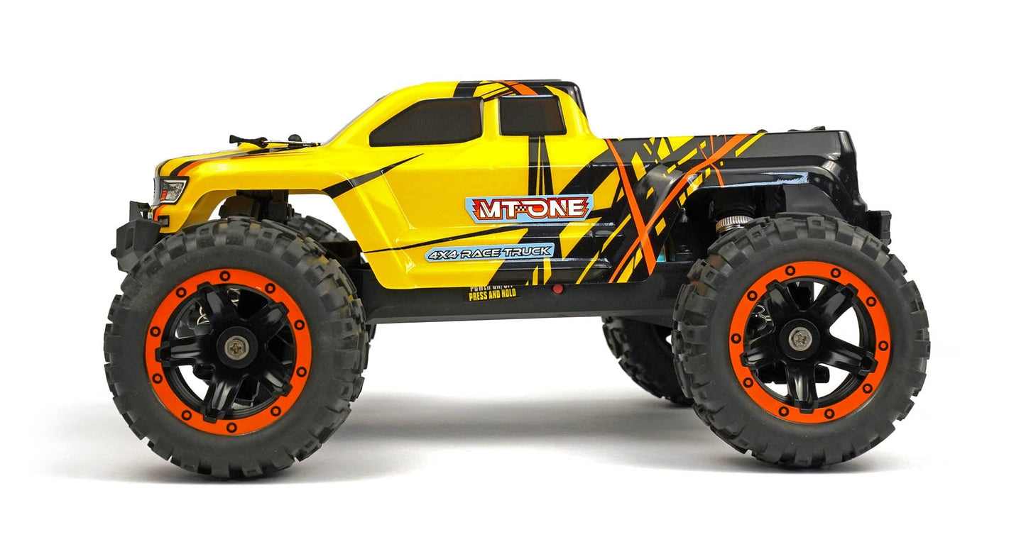 Camion Monstre Brushless RCG Racing MT-One 1/16 - Jaune