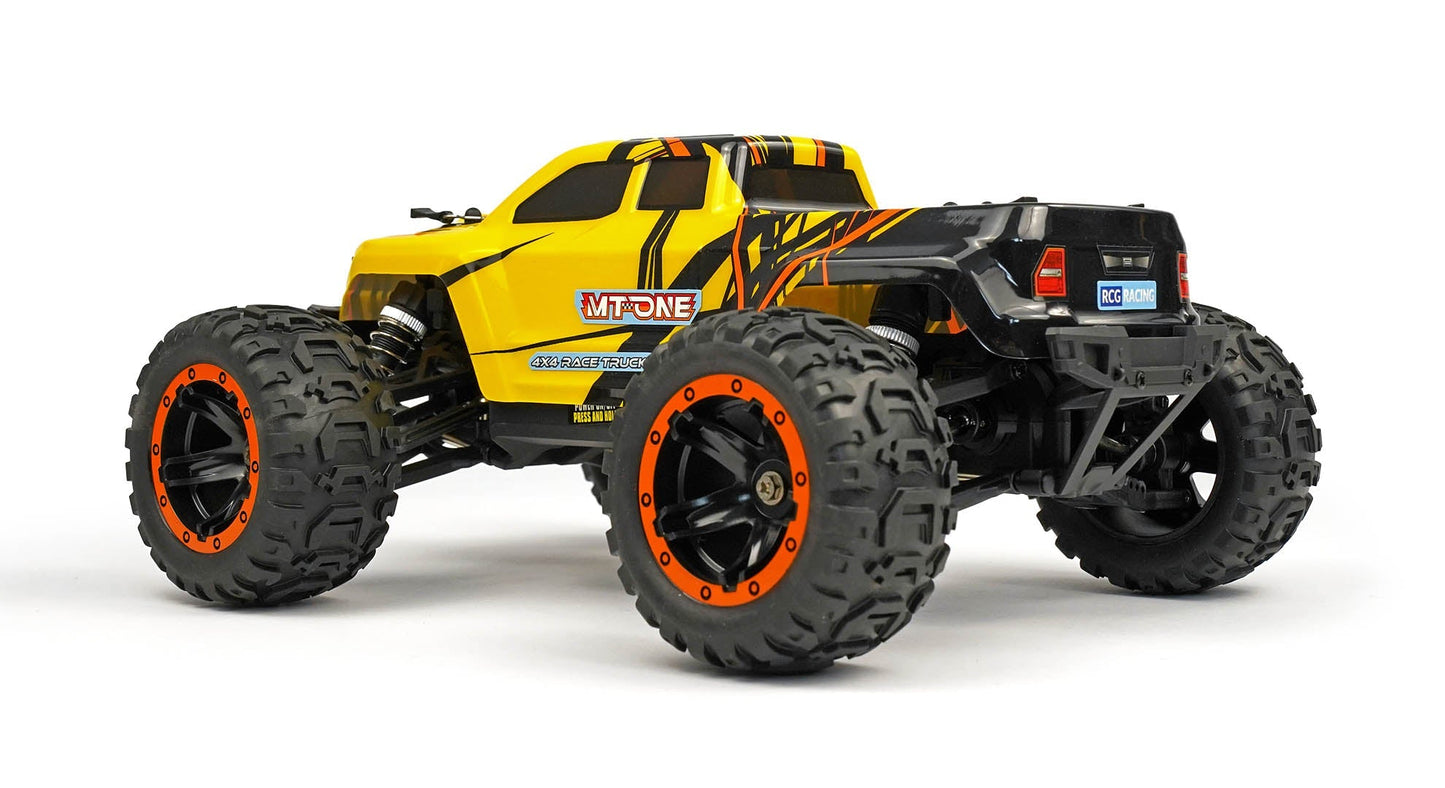 Camion Monstre Brushless RCG Racing MT-One 1/16 - Jaune