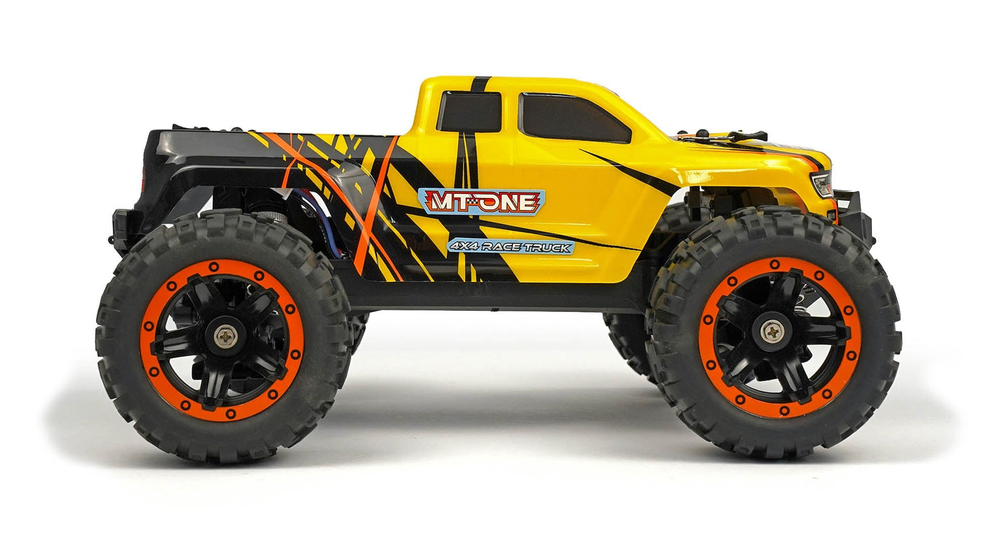 Camion Monstre Brushless RCG Racing MT-One 1/16 - Jaune