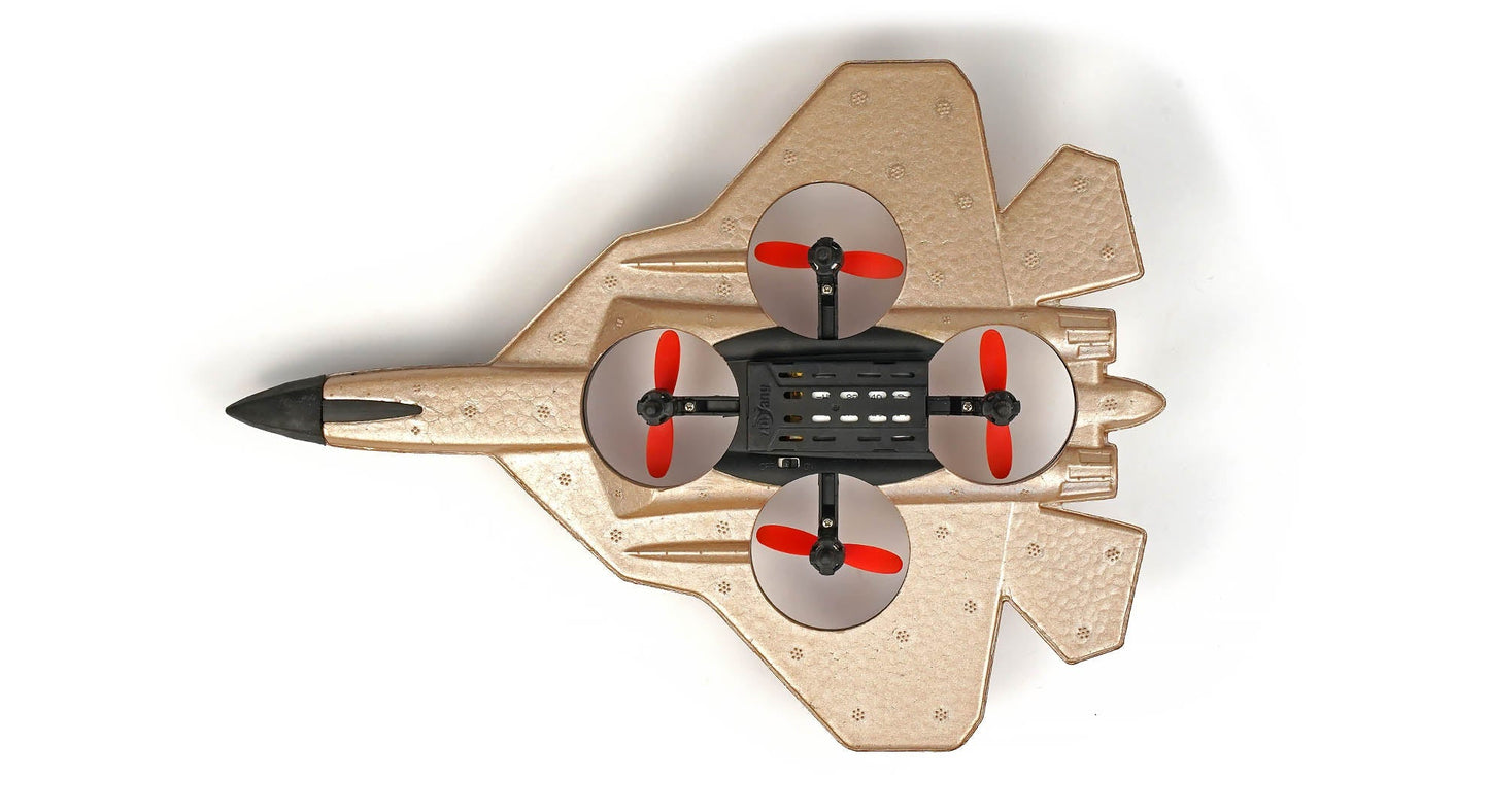 Avion de chasse à quatre axes RCG Racing ZY-905 - Or