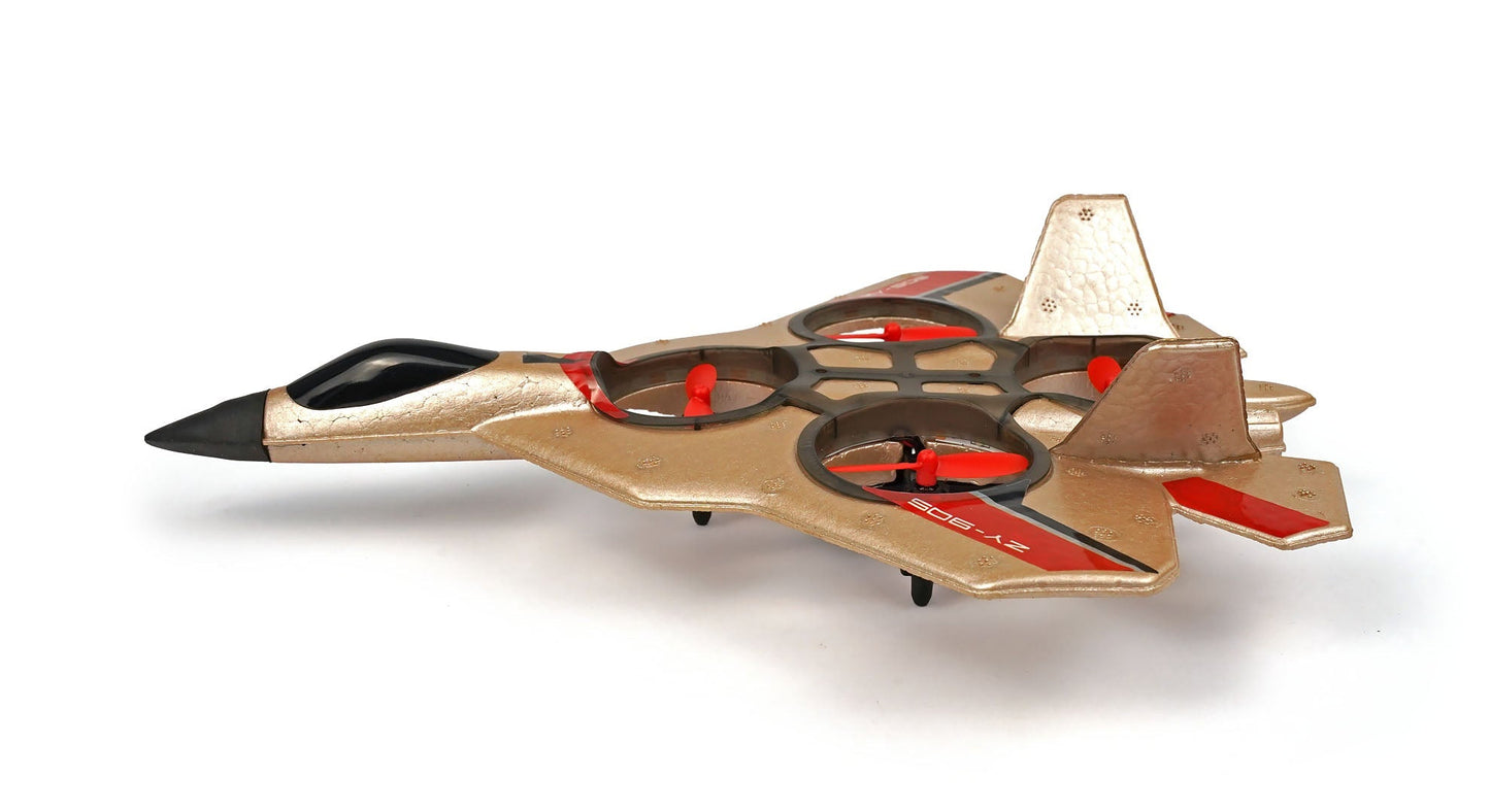 Avion de chasse à quatre axes RCG Racing ZY-905 - Or