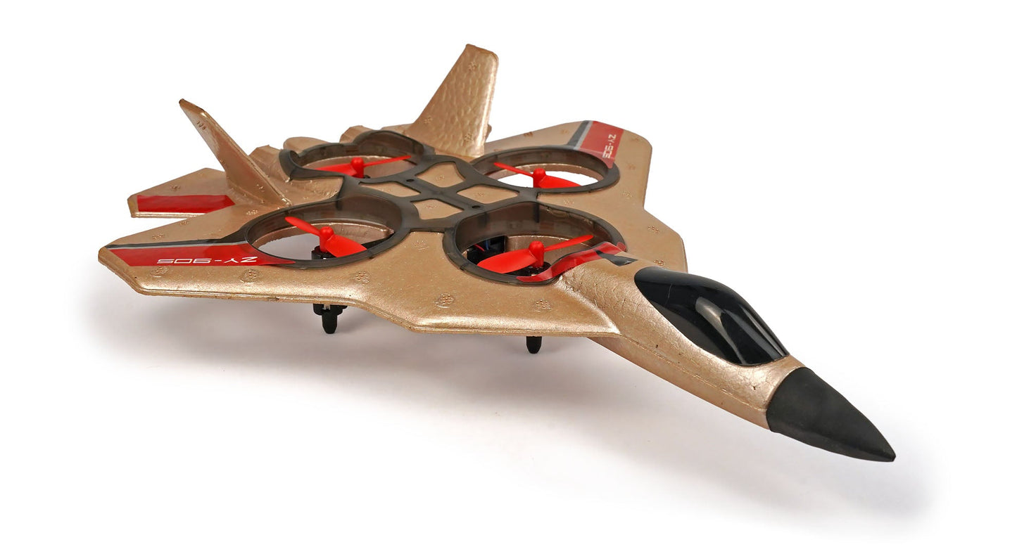 Avion de chasse à quatre axes RCG Racing ZY-905 - Or