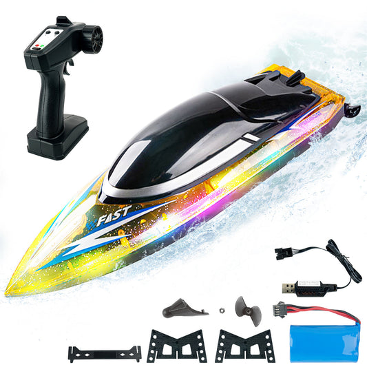 Bateau télécommandé large de 16 pouces avec une portée de 320 pieds (30 km/h)