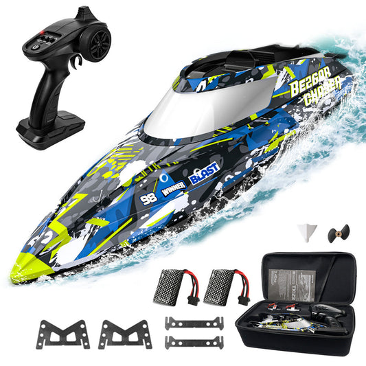 Bateau RC auto-redressant Bezgar pour débutant avec 2 batteries
