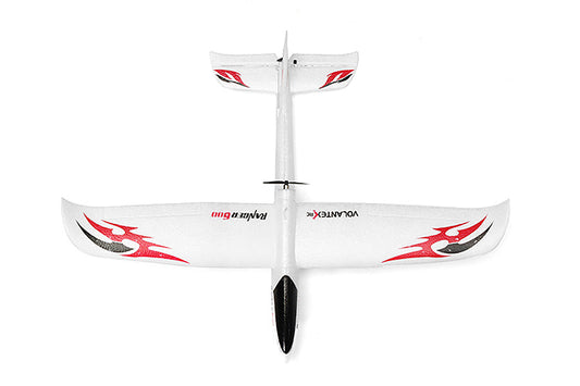 Volantx Ranger 600 Stunt Plane 4CH Planeur 600mm avec Gyro RTF - Blanc