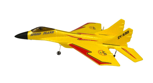 Avion de vitesse RCG Racing ZY-530 Pro - Jaune