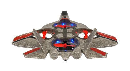 Avion de chasse à quatre axes RCG Racing ZY-905 - Argent