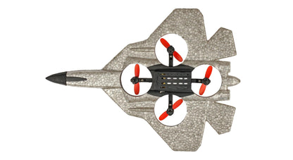 Avion de chasse à quatre axes RCG Racing ZY-905 - Argent
