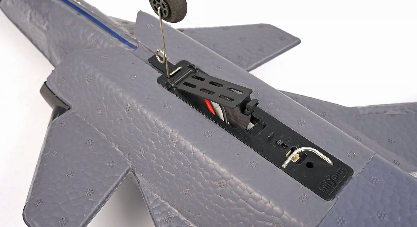 Avion de chasse RCG Racing ZY-J20 - Gris camouflage