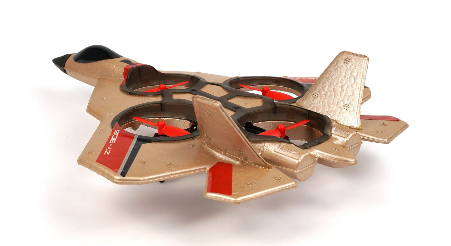 Avion de chasse à quatre axes RCG Racing ZY-905 - Or