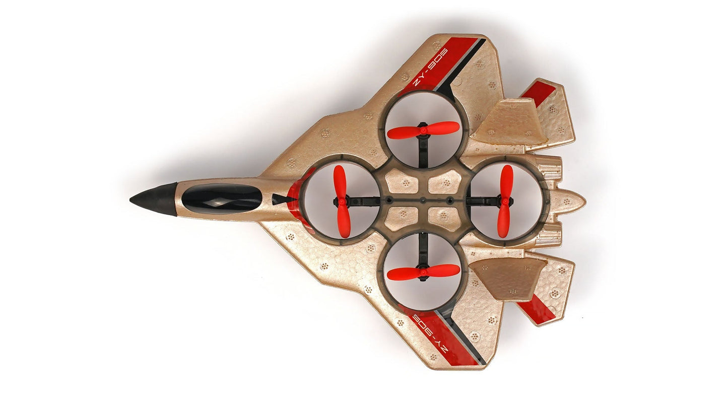 Avion de chasse à quatre axes RCG Racing ZY-905 - Or