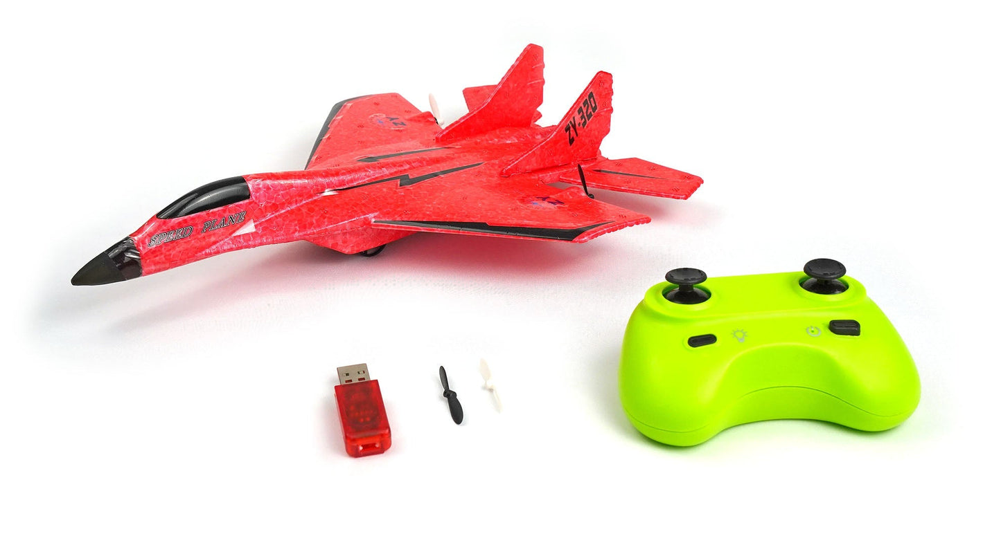Avion Mini Volant RCG Racing ZY-320 Raptor - Rouge